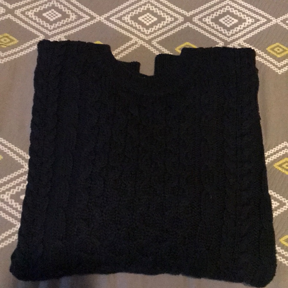 LL Bean 100% Aran Sweater